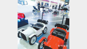 “아빠도 탈 수 있어요” 눈길 끄는 유아용車