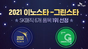 SK매직 “한국경영인증원(KMR) 주관 ‘2021이노스타-그린스타’ 6개 품목 1위 선정”