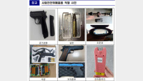 어디 쓰려고?…‘총·석궁 해외직구’ 3개월간 60건 적발