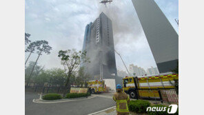 소방청 “‘남양주 오피스텔 신축 공사장 화재’ 진압…1명 사망”