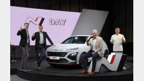 고성능 SUV ‘코나 N’ 베일 벗었다…“100km까지 5.5초”