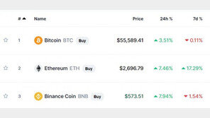 소리 없는 강자 이더리움, 비트코인 3% 오를 때 7% 급등