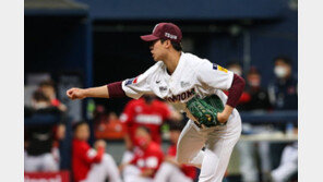 신인 장재영, 최악의 하루…첫 선발서 ⅓이닝 5볼넷 5실점 ‘자멸’