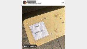 “뚱뚱한 사람 앉지마” 써붙인 英카페, 막말 논란史