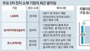 ‘배터리 大戰’ 소재산업까지 확산… LG ‘인재 보강’ SK ‘해외 확장’