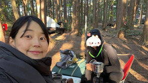 “주말엔 숲” 한지혜, 검사 남편과 함께 떠난 ‘태교’ 캠핑