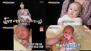 ‘슈돌’ 사유리, 4개월에 9.2kg 아들 젠 공개…“표정 부자”