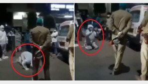 “엄마 죽어간다” 절규에도 산소통 뺏은 경찰…왜? (영상)