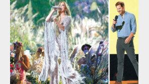 ‘백스 라이브’ 함께 한 美가수 로페즈-英왕손 해리