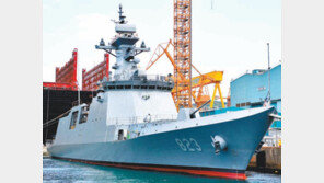 신형 호위함, ‘대전함’ 진수식