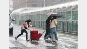 한라산 311.0㎜ 폭우…제주도 전역 호우특보 해제