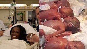 ‘딸 5명-아들 4명’ 25세女, 아홉 쌍둥이 출산…세계 최다