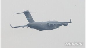한미 연합 공수화물 훈련에 美 C-17 수송기 첫 참여