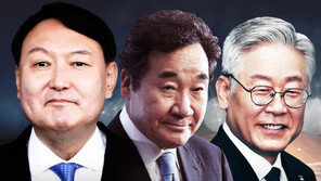 윤석열 44% vs 이재명 36%…‘절대 지지하고 싶지 않다’ 민주당 39.7%