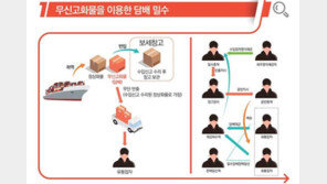 보따리상 조용하니 담배 밀수조직 활개…세관 179만갑 적발