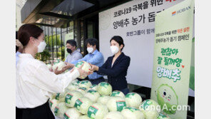 농가 지원에 진심인 호반그룹… 가격 급락 ‘양배추’ 나눔 캠페인 진행