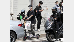 “오늘부터라고?”…킥보드 단속 첫날 ‘노헬멧’ 다수 적발