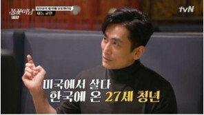 차인표 “미국서 27세에 귀국…돈 벌려고 배우 시작”