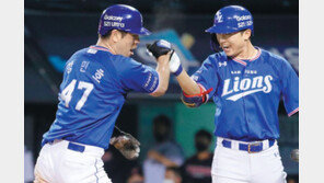 강민호 9회 역전 2루타… 삼성, LG 선두탈환 의지 꺾어 