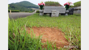 경찰 “윤석열 조부 묘소 훼손 관련, 신고·내사 없었다”