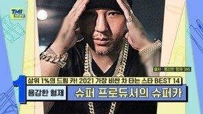 용감한형제, 면허 없지만…“비싼 차 타는 스타 1위”