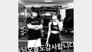 ‘에이핑크’ 정은지, 복근 자랑…“헬스 스승께 감사”