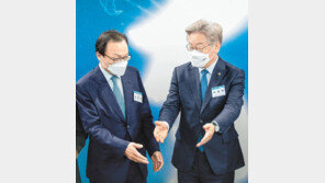 이재명 옆에 이해찬-한명숙… 친문-친노 출동 