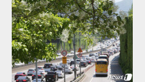 막바지 봄나들이에 고속도로 ‘혼잡’…정오께 절정