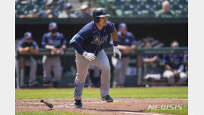 TB 최지만, 대타 출격해 동점 투런…팀은 8연승