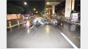 30대女 ‘만취 벤츠’ 공사장 덮쳐… 60대 인부 사망 