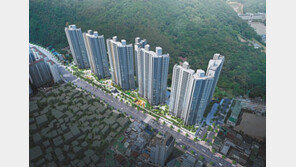 팔룡산 마주한 숲세권 아파트