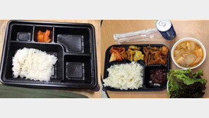 오늘은 특식?…與 대표가 방문한 군부대 식판 보니[청계천 옆 사진관]