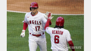 오타니, 선발 등판 취소…도로 사정으로 선수단 버스 도착 늦어져