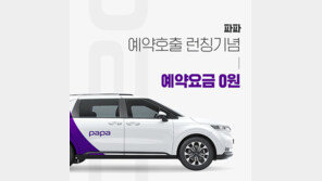 실시간 차량 호출 서비스 파파, 예약호출 기능 선 봬