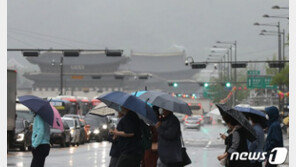 [날씨] 서해안 오후부터 최대 100㎜…전국 낮기온 25도 안팎