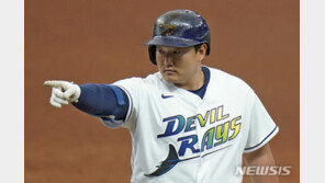 최지만, 1타점 적시타로 2경기 연속 안타…탬파베이 3연승