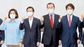 李 “대선 공정경선” 羅 “통합 대선열차” 朱 “용광로 만들것”