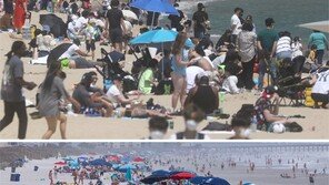 코로나 속 인파 몰린 해변… 어느 쪽이 한국이고 어디가 미국일까요