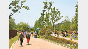 해운대수목원 산책하는 시민들