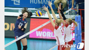 ‘높이에 무너졌다’…한국, VNL 4차전서 폴란드에 0-3 패배