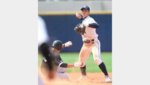 [포토] 정원영 ‘완벽한 병살 코스야’