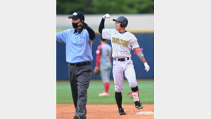 [포토] 최준표 ‘싹쓸이 2루타’