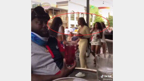 돈 안 내고 도망갔다가…‘아뿔싸, 차키 두고 왔네’ (영상)