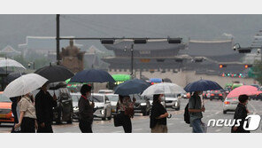 퇴근길도 비, 밤에 중부부터 그쳐…20도 안팎 선선