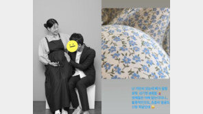 ‘만삭’ 한지혜 “신기한 태동…첫째 딸은 아빠 닮는다더니”