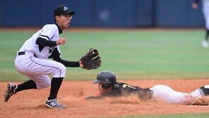 [포토] 강산 ‘빠른 발도 있어’