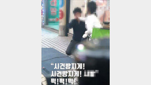 4분간 뺨 60대…잠실 거리 무릎꿇은 男 폭행 영상 확산