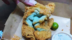 후라이드 치킨 시켰더니 ‘행주’ 튀겨 배달한 치킨업체