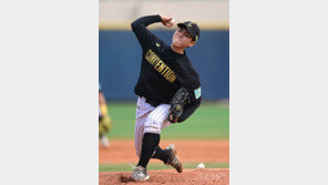 [포토] 정유성 ‘이 악물고 역투’