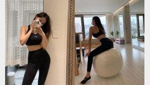 효민, 운동으로 완성한 매끈 등근육 공개 ‘감탄’